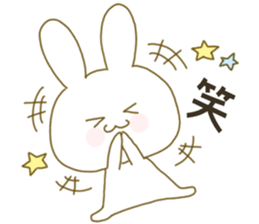 Sticker.little rabbit sticker #8163180