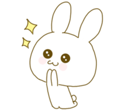 Sticker.little rabbit sticker #8163183