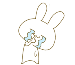Sticker.little rabbit sticker #8163184