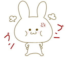 Sticker.little rabbit sticker #8163186