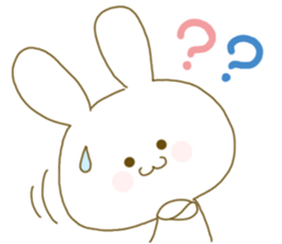 Sticker.little rabbit sticker #8163188
