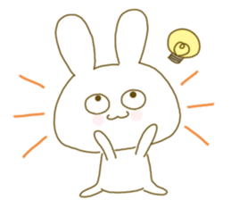 Sticker.little rabbit sticker #8163189