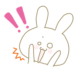 Sticker.little rabbit sticker #8163190