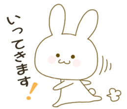 Sticker.little rabbit sticker #8163192