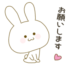 Sticker.little rabbit sticker #8163196