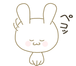 Sticker.little rabbit sticker #8163198