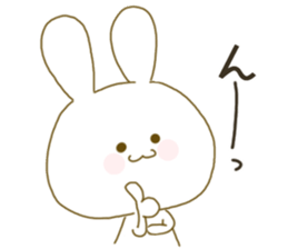 Sticker.little rabbit sticker #8163199