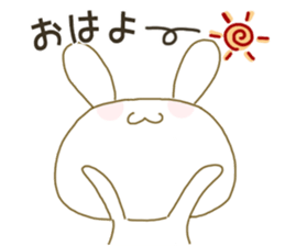 Sticker.little rabbit sticker #8163200