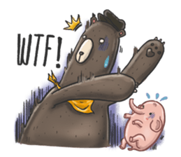 Bear bro (En) sticker #8163410