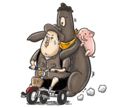 Bear bro (En) sticker #8163418