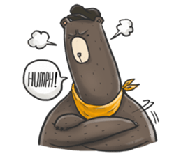 Bear bro (En) sticker #8163440