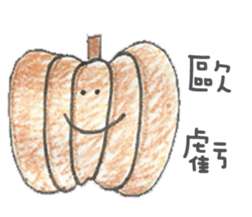 Listening to Vegetables and Fruits sticker #8163448