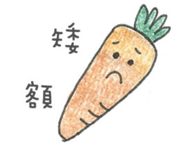 Listening to Vegetables and Fruits sticker #8163449