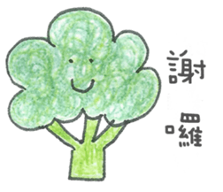 Listening to Vegetables and Fruits sticker #8163450