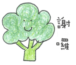 Listening to Vegetables and Fruits sticker #8163450