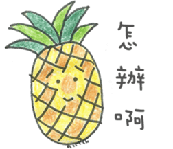 Listening to Vegetables and Fruits sticker #8163451