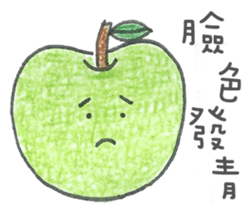 Listening to Vegetables and Fruits sticker #8163456