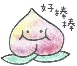 Listening to Vegetables and Fruits sticker #8163480