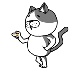 Stray cat "Nyan Tato" Not text sticker #8163974