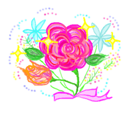 Flower feelings sticker #8164355