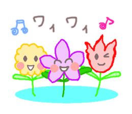 Flower feelings sticker #8164377