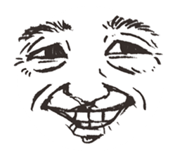 Reaction of the man face 2 sticker #8164524