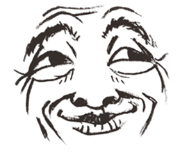 Reaction of the man face 2 sticker #8164527