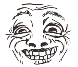 Reaction of the man face 2 sticker #8164529