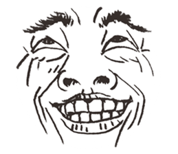 Reaction of the man face 2 sticker #8164539