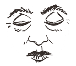 Reaction of the man face 2 sticker #8164553