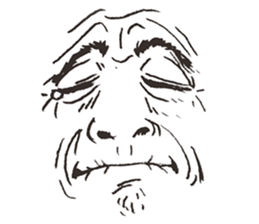 Reaction of the man face 2 sticker #8164559