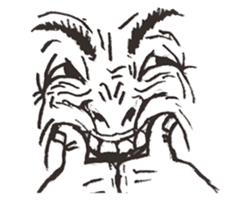 Reaction of the man face 2 sticker #8164562