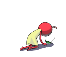 Tsugaru Ringo-chan Sticker2 sticker #8164599