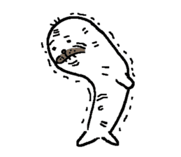 Sensitive Sea dog sticker #8164681