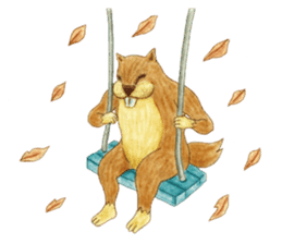 Happy Hibernation Family sticker #8165105