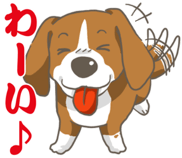 Wanko-Biyori Vol.2 Beagle sticker #8166543