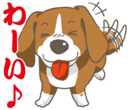 Wanko-Biyori Vol.2 Beagle sticker #8166543