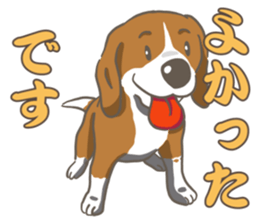 Wanko-Biyori Vol.2 Beagle sticker #8166545