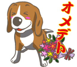 Wanko-Biyori Vol.2 Beagle sticker #8166549