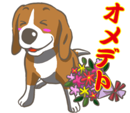 Wanko-Biyori Vol.2 Beagle sticker #8166549