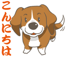 Wanko-Biyori Vol.2 Beagle sticker #8166555