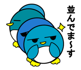 Events Hen round pen winter sticker #8166985