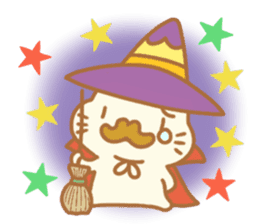 The halloween party of hamster king !! sticker #8167004