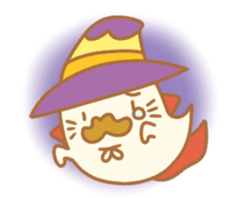 The halloween party of hamster king !! sticker #8167011