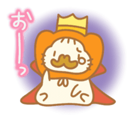 The halloween party of hamster king !! sticker #8167014