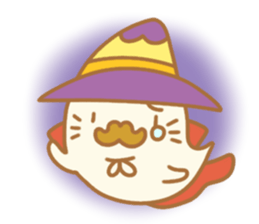 The halloween party of hamster king !! sticker #8167015