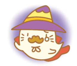 The halloween party of hamster king !! sticker #8167015