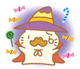 The halloween party of hamster king !! sticker #8167020
