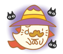 The halloween party of hamster king !! sticker #8167027