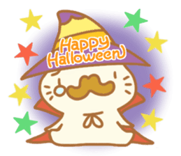 The halloween party of hamster king !! sticker #8167036